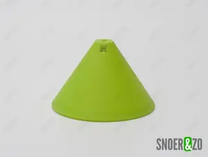 Plafondkap kunststof groen met trekontlaster
