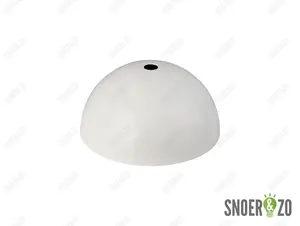 Plafondkap metaal rond wit