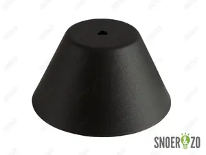 Plafondkap schaal zwart
