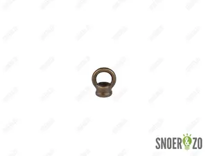 Ringnippel brons 22 mm - M10x1 binnendraad