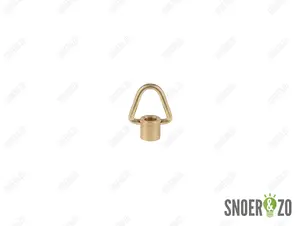 Ringnippel messing driehoek beweegbaar 29 mm M10x1 binnendraad
