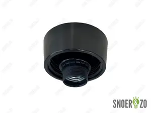 Schroefrand bakeliet 60W E27 zwart