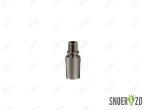 Stelgewricht geborsteld nikkel (RVS look)