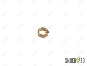 Stelring messing met gat 10,5 mm