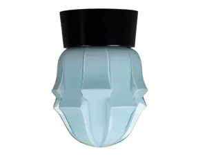 Thabur plafonnière dragon blauw met zwarte houder
