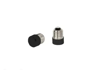 Verloopfitting van E27 naar E14 fitting met kunststof rand zwart