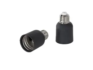 Verloopfitting van E27 naar E40 fitting zwart